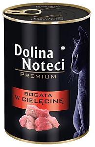 Dolina Noteci Premium Kot Bogata w cielęcinę puszka 400g