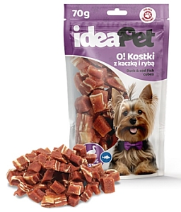 IdeaPet O! Kostka z kaczką i rybą 70g