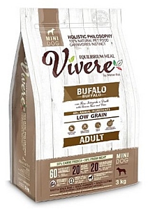 Vivere Dog Mini Adult Buffalo 3kg