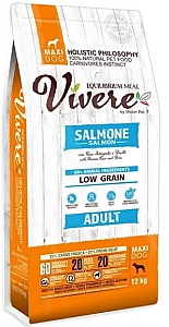 Vivere Maxi Adult Salmon 12kg Karma Monobiałkowa z Łososiem dla dużych ras