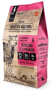 Wiejska Zagroda Jagnięcina ze szpinakiem Puppy 2kg