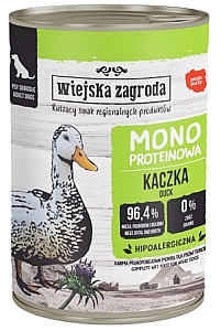 Wiejska Zagroda Monobiałkowa Kaczka puszka 400g