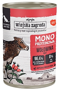 Wiejska Zagroda Monobiałkowa Wołowina puszka 400g
