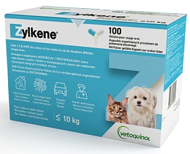 Vetoquinol Zylkene 75mg dla kotów i psów do 10kg - blister 10 kapsułek
