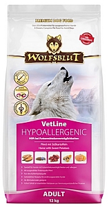 Wolfsblut Dog VetLine Hypoallergenic - konina i bataty 12kg