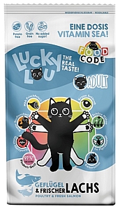 Lucky Lou Food Code Lifestage Adult Drób & Łosoś 340g