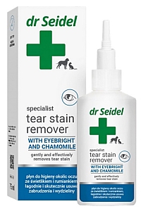 Dr Seidel Płyn do przemywania okolic oczu dla psów i kotów 75ml
