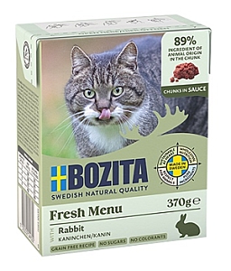 Bozita z Królikiem kawałki w sosie kartonik 370g