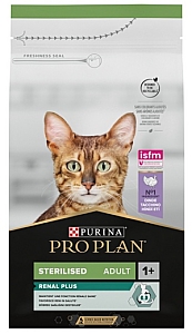 Purina Pro Plan Cat Sterilised Renal Adult Indyk 1,5kg