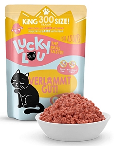 Lucky Lou Lifestage Adult Drób i jagnięcina saszetka 300g