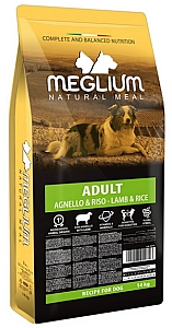 Meglium Dog Adult Lamb & Rice 14kg