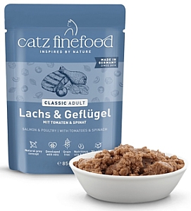 Catz Finefood Classic N.05 Łosoś i drób saszetka 85g