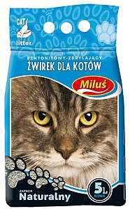 Miluś Standard żwir zbrylający bentonitowy 5L