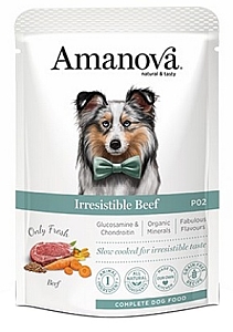 Amanova Dog Adult Irresistible Beef - wołowina saszetka 100g [P02]