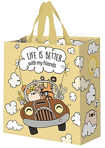 Torba Wesoły Samochodzik 14L kremowy