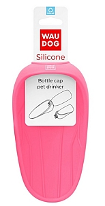 Collar WauDog Silicone Dysza do picia - końcówka 165x90mm różowa