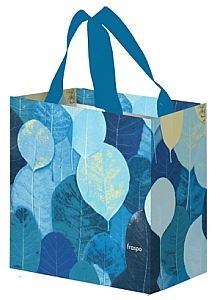 Torba Mini Kolorowe Listki 10L niebieskie