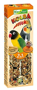 Nestor Kolba 2w1 Papuga średnia biszkopt i miód 2szt