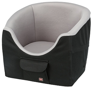 Trixie Siedzisko samochodowe dla psa 41x39x42cm czarno-szare [TX-13176]