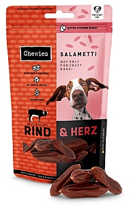 Chewies Beef Salametti wołowina z sercami 60g