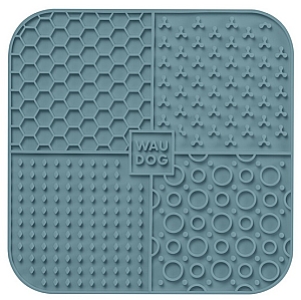 Collar WauDog Silicone Mata do lizania 19x19x1cm szara
