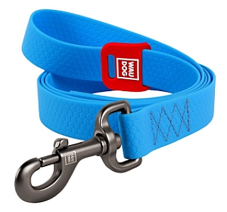 Collar Waterproof Smycz wodoodporna L-XXL 25mm/183cm niebieska