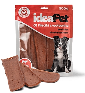 IdeaPet Fileciki z wołowiną 500g