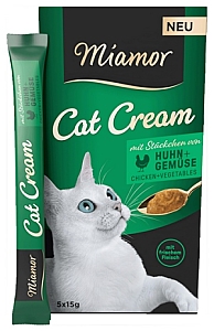 Miamor Cat Cream Kurczak i warzywa 5x15g