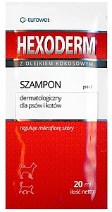 Hexoderm - szampon dermatologiczny saszetka 20ml - 1 sztuka