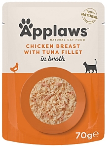 Applaws saszetka dla kota Kurczak z Tuńczykiem w rosole 70g