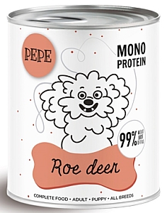 Paka Zwierzaka PEPE Roe Deer (sarna) puszka 800g