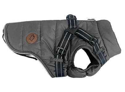 Zolux Kurtka puchowa z szelkami dla psa R.40 szara