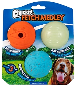Chuckit! Fetch Medley Medium 3pak [520520]