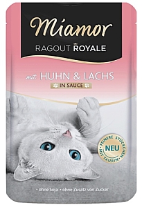 Miamor Ragout Royale z kurczakiem i łososiem w sosie saszetka 100g