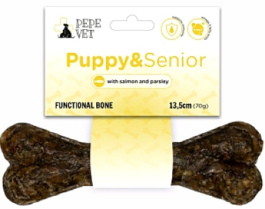 Paka Zwierzaka PEPE VET Kość funkcjonalna Puppy & Senior 13,5cm