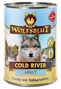 Wolfsblut Dog Cold River - pstrąg i bataty puszka 395g