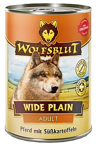 Wolfsblut Dog Wide Plain - konina i bataty puszka 395g