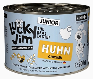 Lucky Jim Classic Mini Junior Kurczak puszka 200g