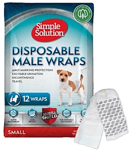 Simple Solution Pieluchy jednorazowe dla psów S 12szt.