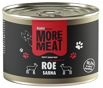 BUBAlicious Kot More Meat Mono sarna puszka 185g