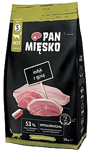 Pan Mięsko Karma sucha dla kota - indyk i gęś chrupki S 1,6kg