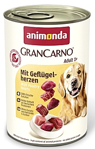Animonda GranCarno Original Adult Geflugelherzen Drobiowe serca puszka 400g