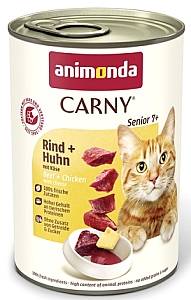 Animonda Carny Senior Wołowina, Kurczak + Ser puszka 400g