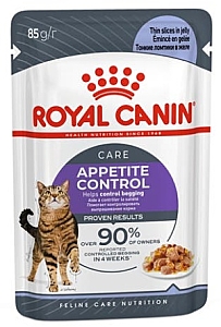 Royal Canin Appetite Control Care karma mokra w galaretce dla kotów dorosłych, domagających się jedzenia saszetka 85g