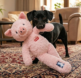 Zolux Zabawka pluszowa Furry Farm Świnka Jason 33cm