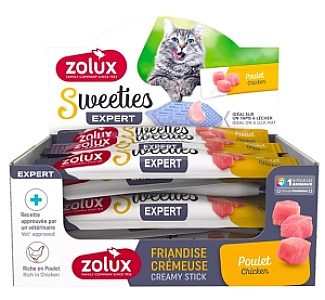 Zolux Sweeties Kremowy przysmak dla kota - kurczak 14g