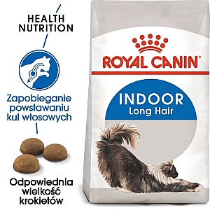 Royal Canin Indoor Long Hair karma sucha dla kotów dorosłych, długowłose, przebywających wyłącznie w domu 2kg