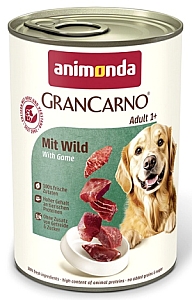 Animonda GranCarno Original Adult Wild Dziczyzna puszka 400g