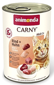 Animonda Carny Adult Wołowina + Kurczak puszka 400g