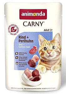 Animonda Carny Adult Wołowina + Perliczka saszetka 85g